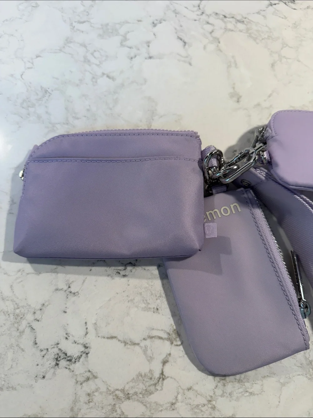 Lululemon dual pouch wristlet with bonus pouch